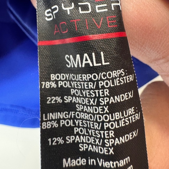 Spyder Active Sport Bra Blue - Picture 7 of 7